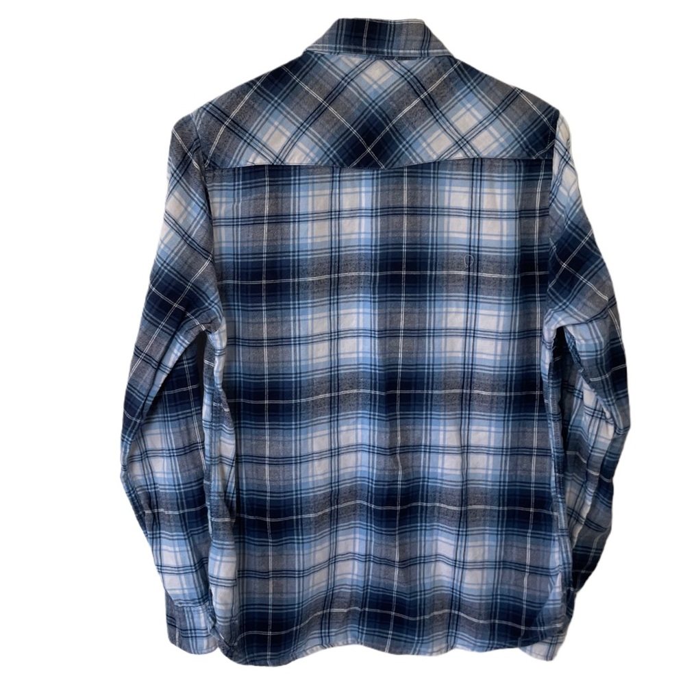 ⭐ JACHS Girlfriend Blue and White Button Down Shirt - Picture 3 of 6